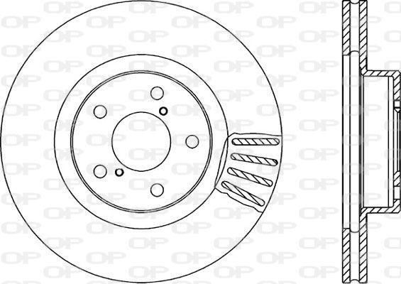 OPEN PARTS Bremžu diski BDR1493.20